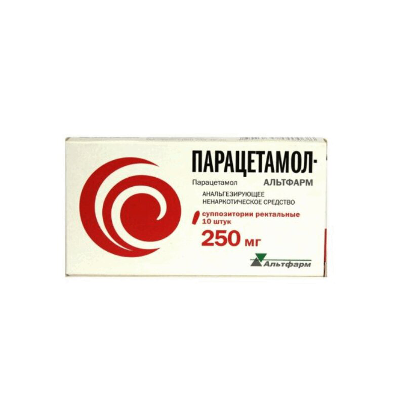 Парацетамол-Альтфарм (свечи, 10 шт, 250 мг) - цена,  онлайн в .