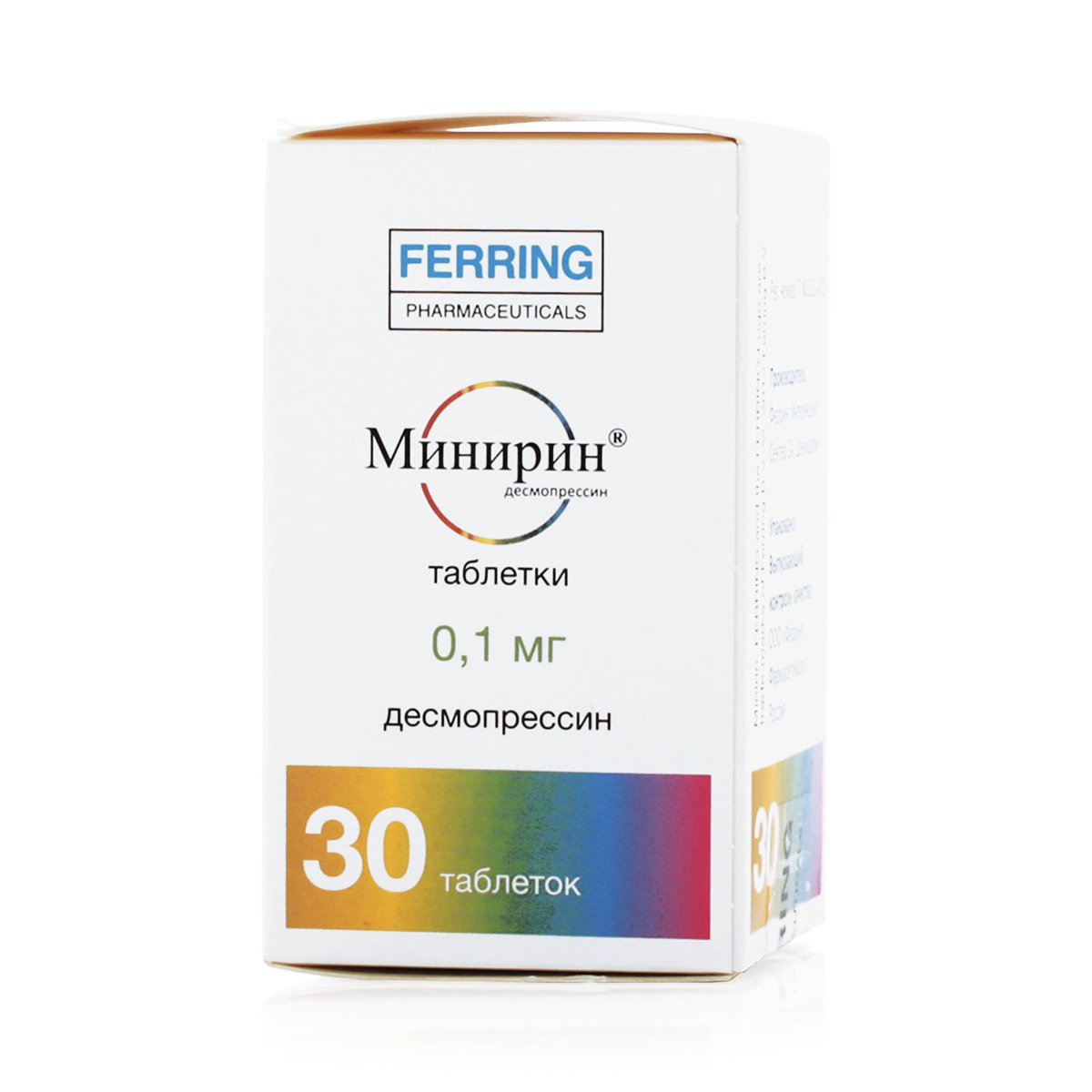 Минирин (таблетки, 30 шт, 0,1 мг) - цена,  онлайн  .