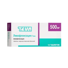 Левофлоксацин-Тева - фото упаковки