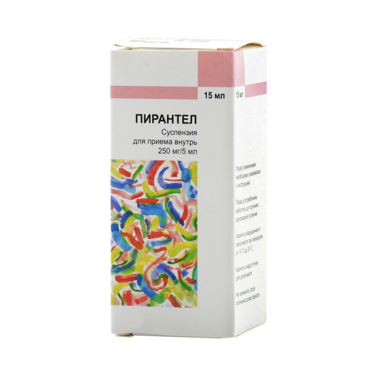 Пирантел (суспензия, 15 мл, 250/5 мг/мл) - цена,  онлайн  .