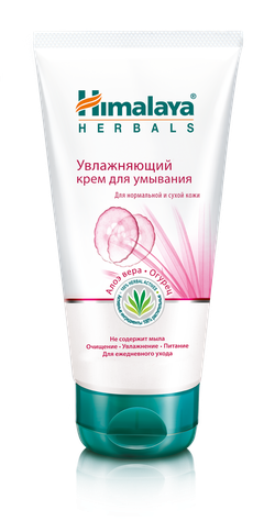 Himalaya Herbals увлажняющий крем для умывания алоэ огурец