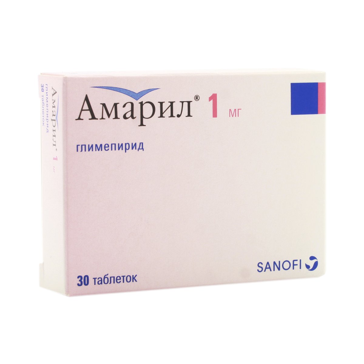 Амарил (таблетки, 30 шт, 1 мг) - цена,  онлайн , описание .