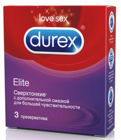 Durex Elite презервативы сверхтонкие