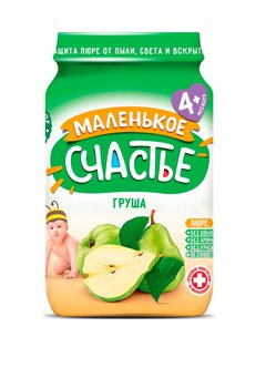 Маленькое счастье пюре груша