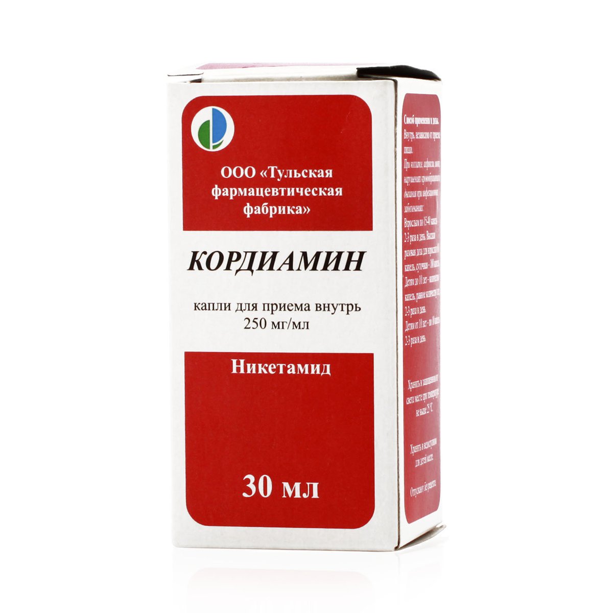 Кордиамин (капли, 30 мл, 250 мг/мл) - цена,  онлайн  .