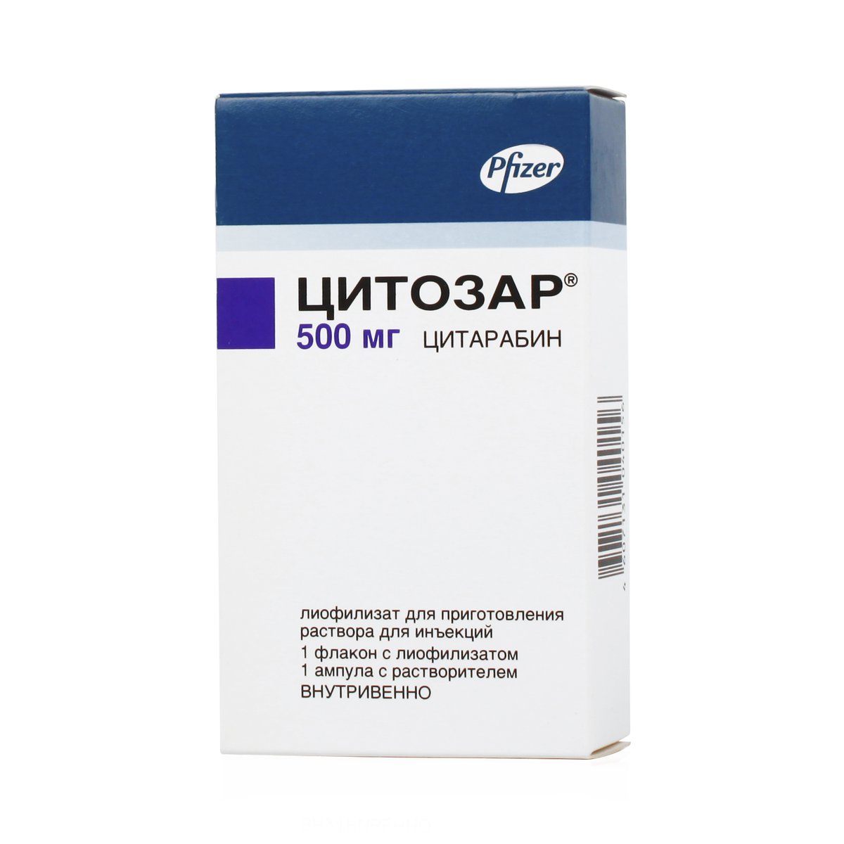 Цитозар (лиофилизат, 1 шт, 500 мг) - цена,  онлайн  .