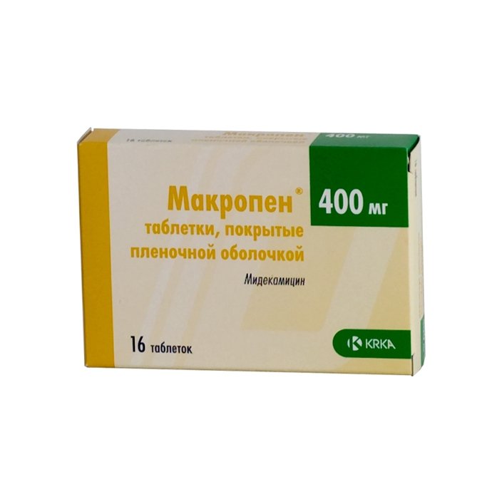 Макропен (таблетки, 16 шт, 400 мг) - цена,  онлайн  .