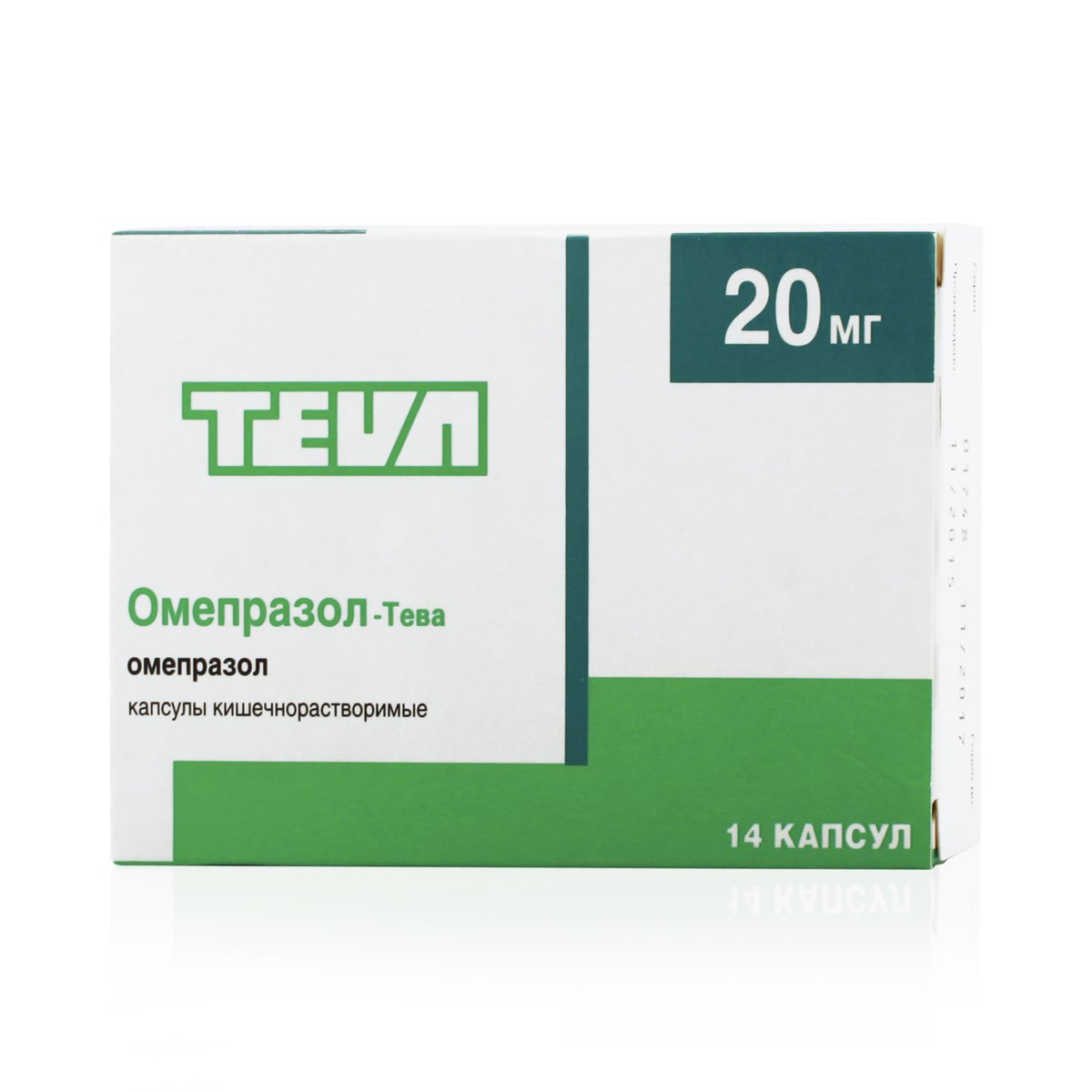 Омепразол-Тева (капсулы, 14 шт, 20 мг) - цена,  онлайн  .