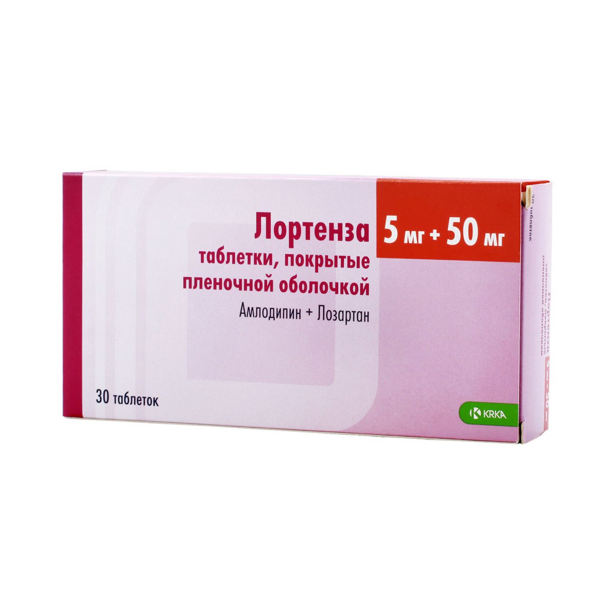 Лортенза (таблетки, 30 шт, 5 + 50 мг) - цена,  онлайн  .
