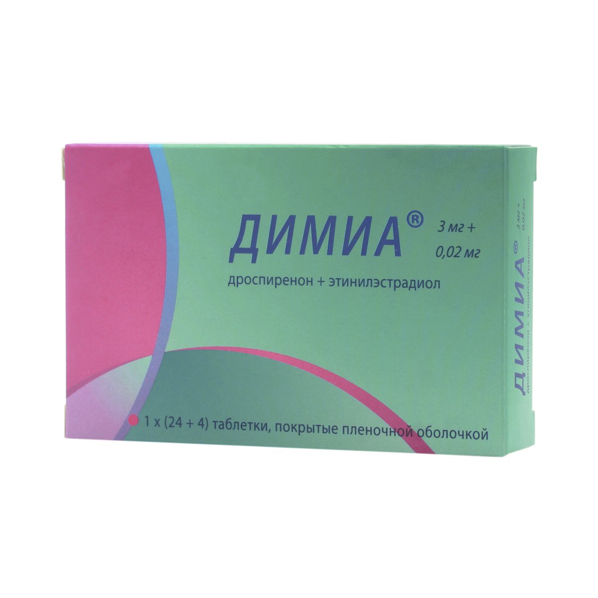 Димиа (таблетки, 28 шт, 3 + 0,02 мг + мг) - цена,  онлайн в .