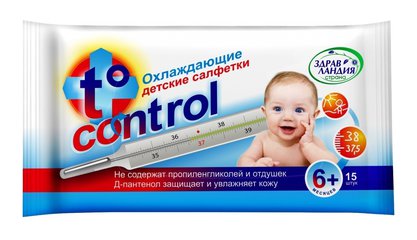 Салфетки влажные т*-control детск охлаждающие