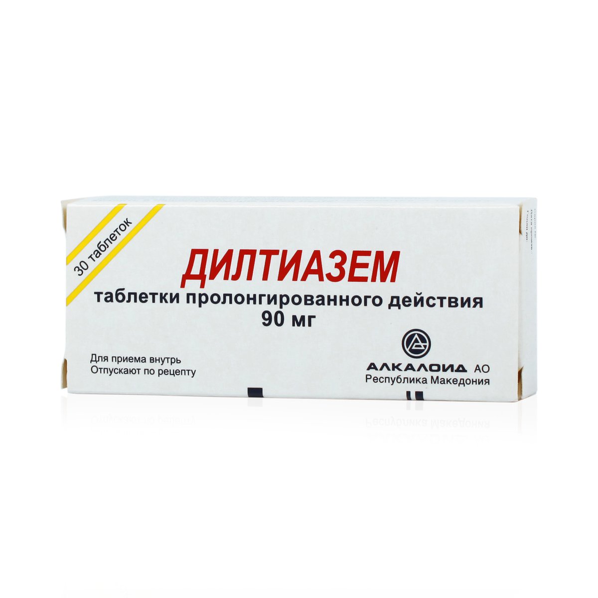 Дилтиазем ретард (таблетки, 30 шт, 90 мг) - цена,  онлайн в .