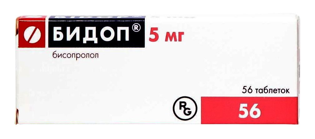 Бидоп (таблетки, 56 шт, 5 мг, для приема внутрь) - цена,  онлайн .