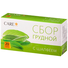 Care Health, сбор грудной с шалфеем - фото упаковки