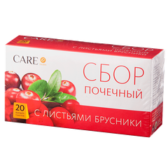 Care Health, сбор с листьями брусники