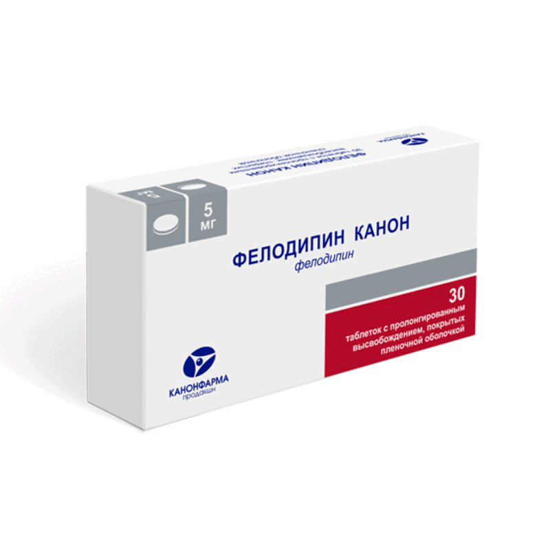 Фелодипин Канон (таблетки, 30 шт, 5 мг) - цена,  онлайн  .