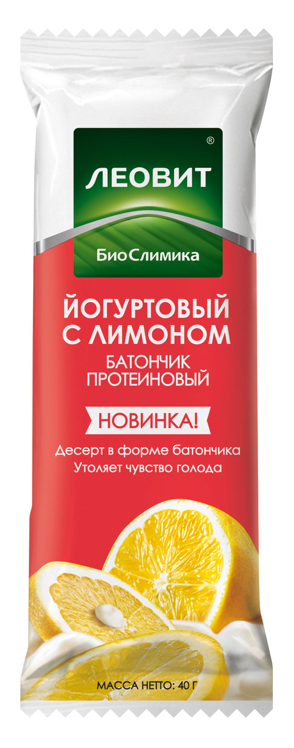 Леовит биослимика батончик йогуртовый (батончик, 40 г, лимон) - цена .