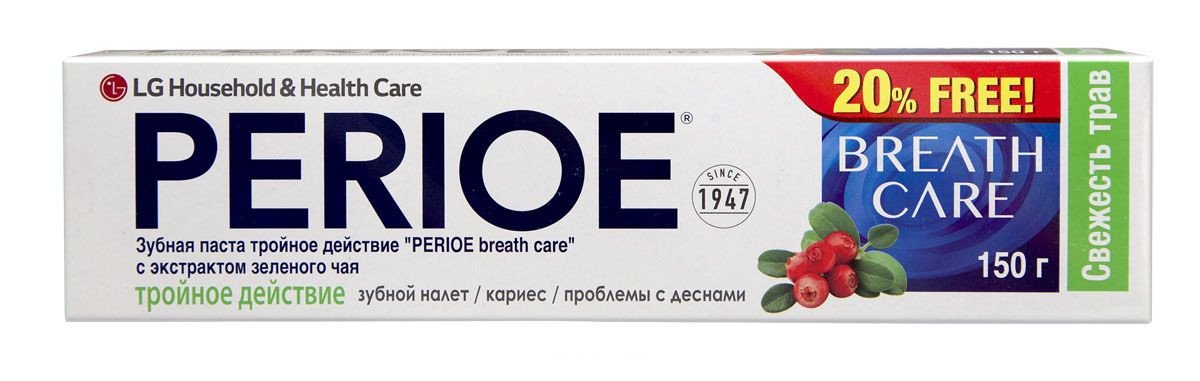 Care зубная. Зубная паста LG Perioe. Perioe зубная паста Breath Care. LG Perioe Breath Care зубная паста. Зубная паста Perioe 150 гр New Fresh Alpha.