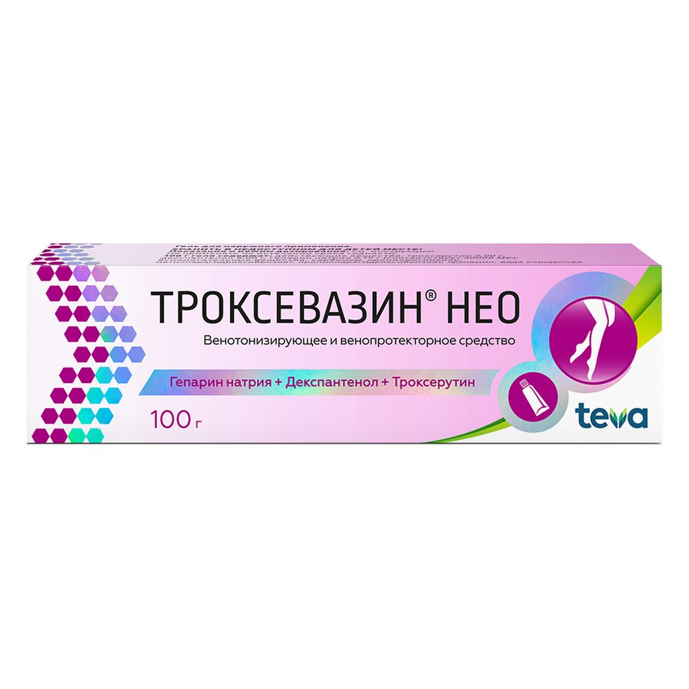 Троксевазин Нео (гель, 100 г, для наружного применения) - цена,  .
