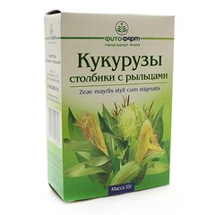 Кукурузы столбики с рыльцами