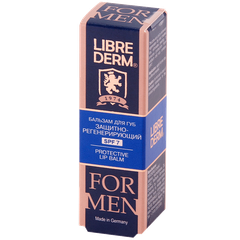 Librederm For men бальзам для губ защитно-регенерирующий для мужчин SPF 7