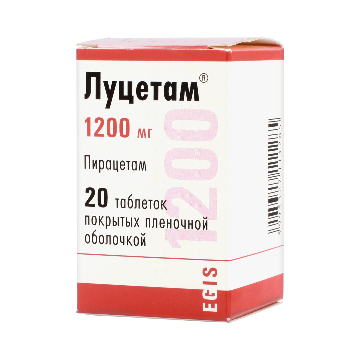 Луцетам (таблетки, 20 шт, 1200 мг) - цена,  онлайн  .
