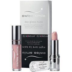 Swiss Smile блеск для губ + бальзам для губ светло-жемчужный
