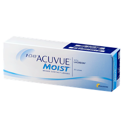 Линза контактная Acuvue 1-DAY Moist BC=8,5 -1,00