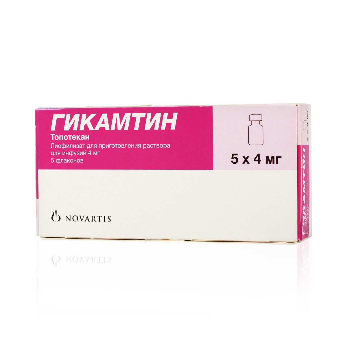 Гикамтин (лиофилизат, 5 шт, 4 мг, для инфузий) - цена,  онлайн в .