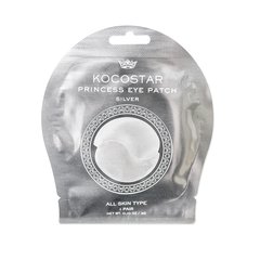 Kocostar Princess Eye Patch Silver гидрогелевые патчи с серебром