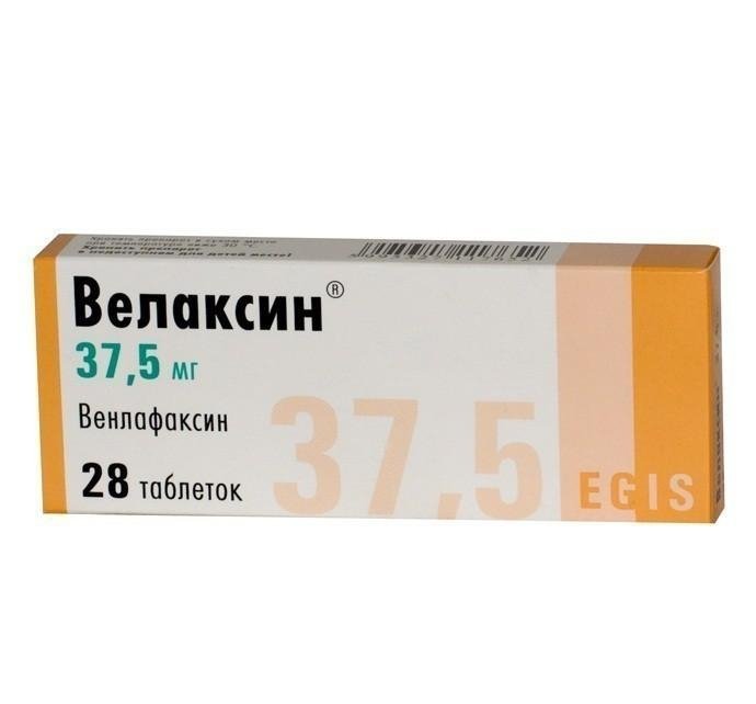 Велаксин (таблетки, 28 шт, 37,5 мг) - цена,  онлайн  .