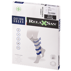 Гольфы компрессионные CottonSocks 140den мужские черные р.4