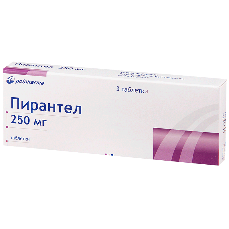 Пирантел (таблетки, 3 шт, 250 мг, для приема внутрь) - цена,  .