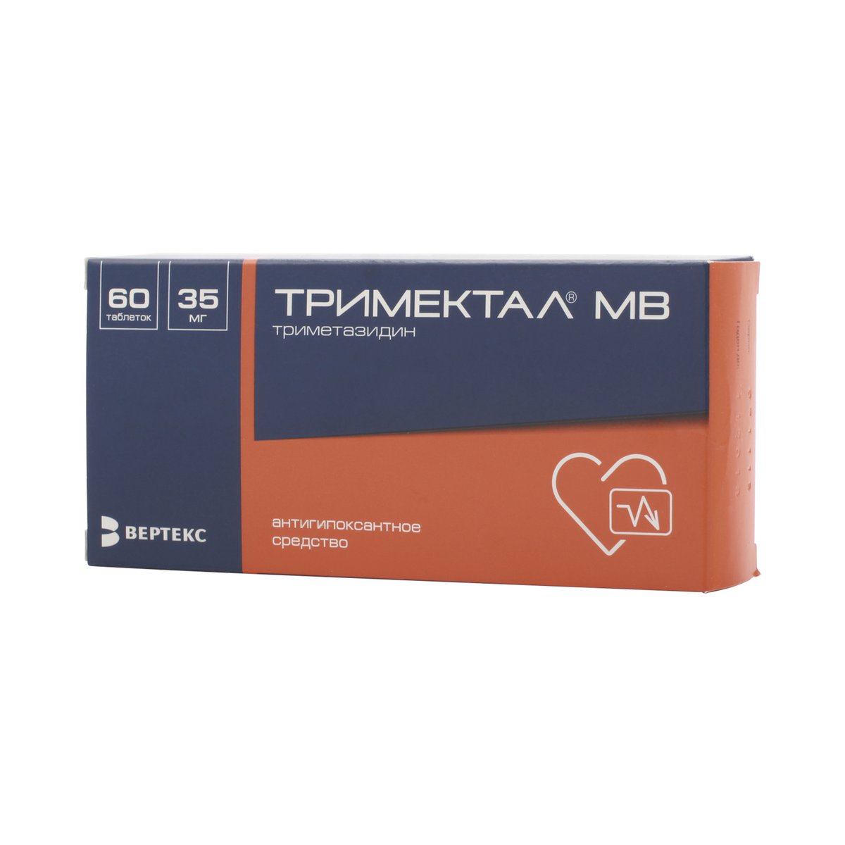 Тримектал МВ (таблетки, 60 шт, 35 мг, для приема внутрь) - цена,  .