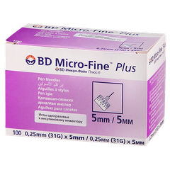 BD Micro-Fine Plus игла для шприц-ручки 31G