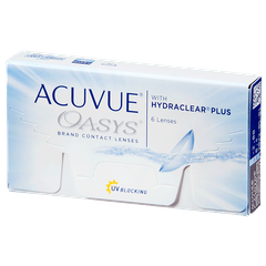 Контактные линзы Acuvue Oasys with Hydraclear Plus