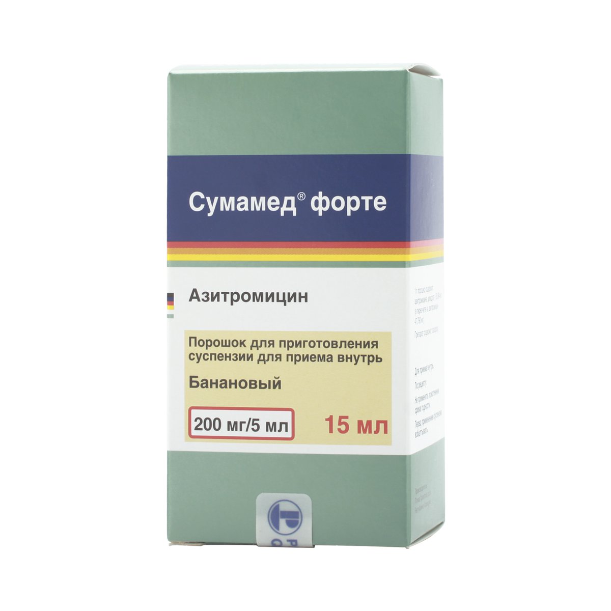 Сумамед форте (порошок, 30 мл, 200/5 мг/мл) - цена,  онлайн в .