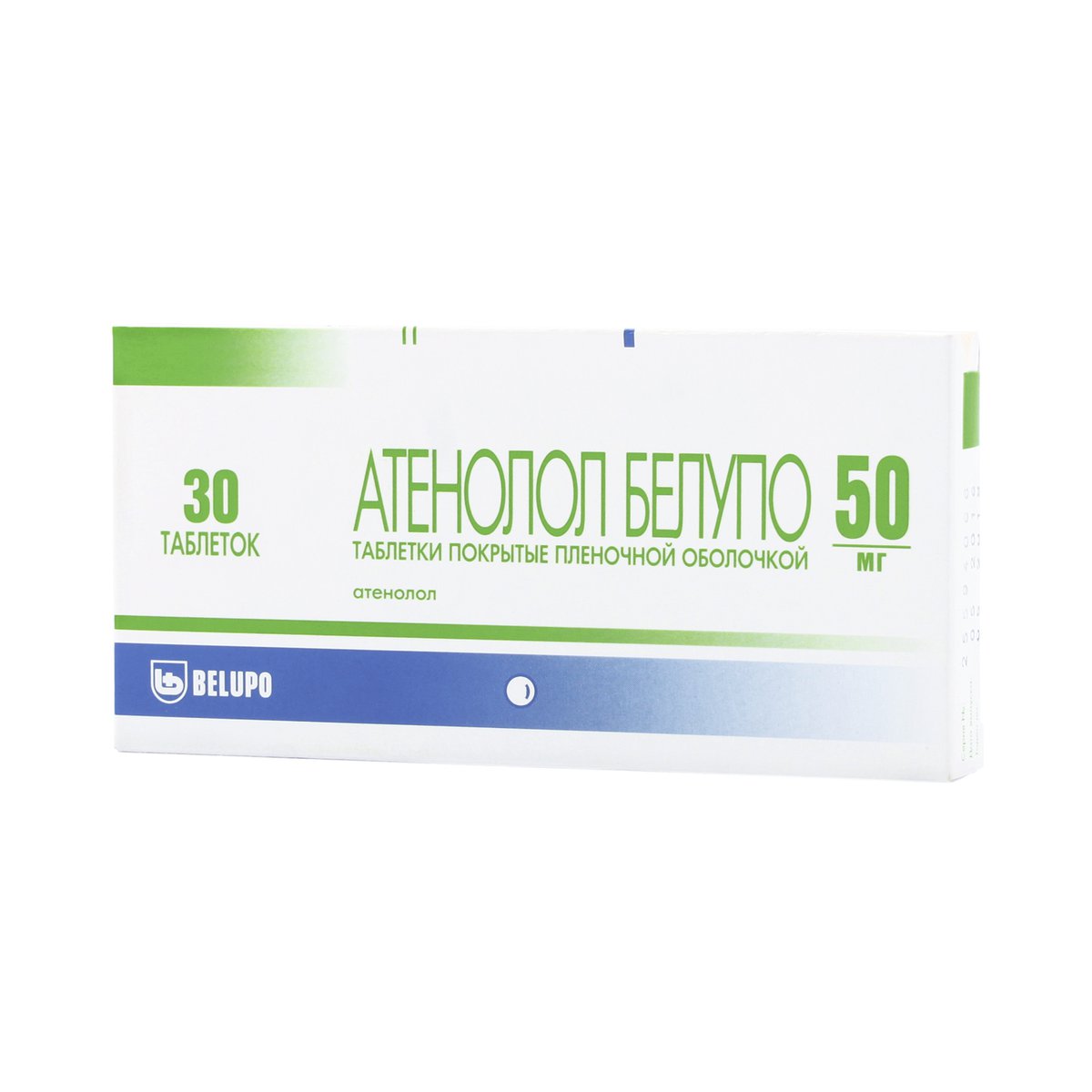 Атенолол белупо (таблетки, 30 шт, 50 мг) - цена,  онлайн  .