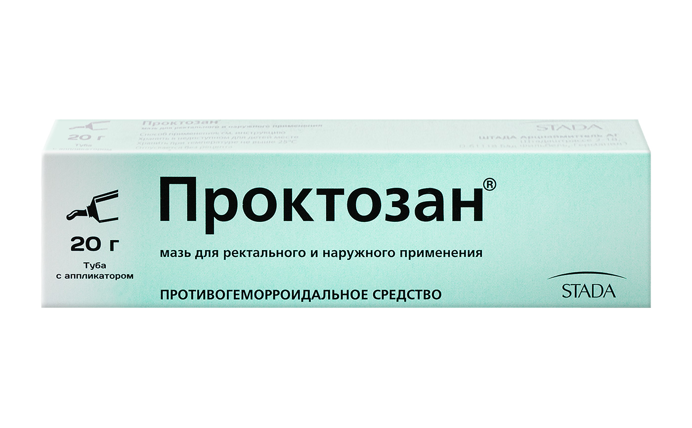 Проктозан (мазь, 20 г) - цена,  онлайн , описание, отзывы .