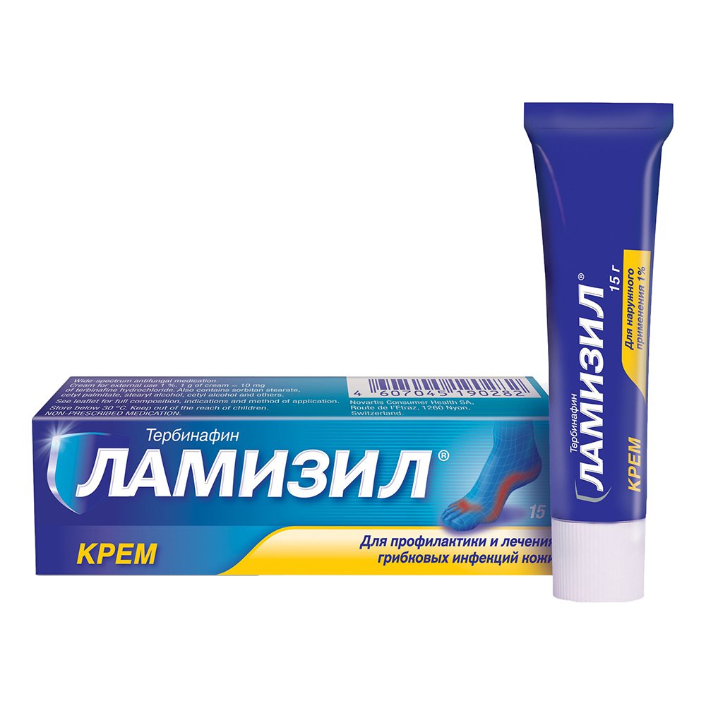 Ламизил (крем, 15 г, 1 %, для наружного применения) - цена,  .