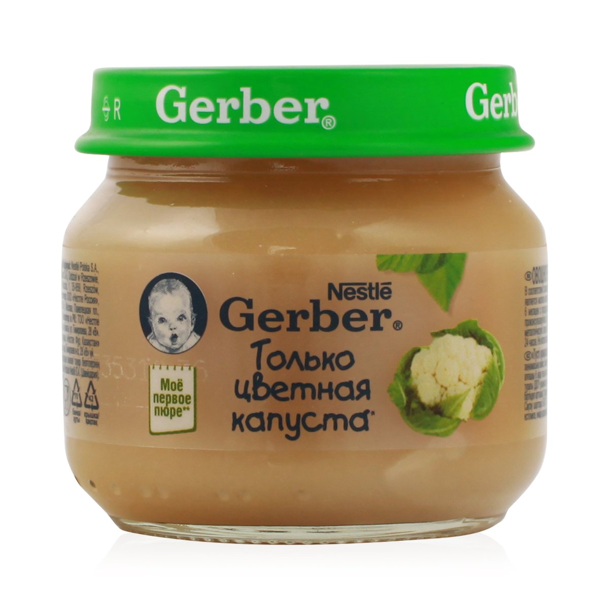 Gerber овощное пюре только цветная капуста