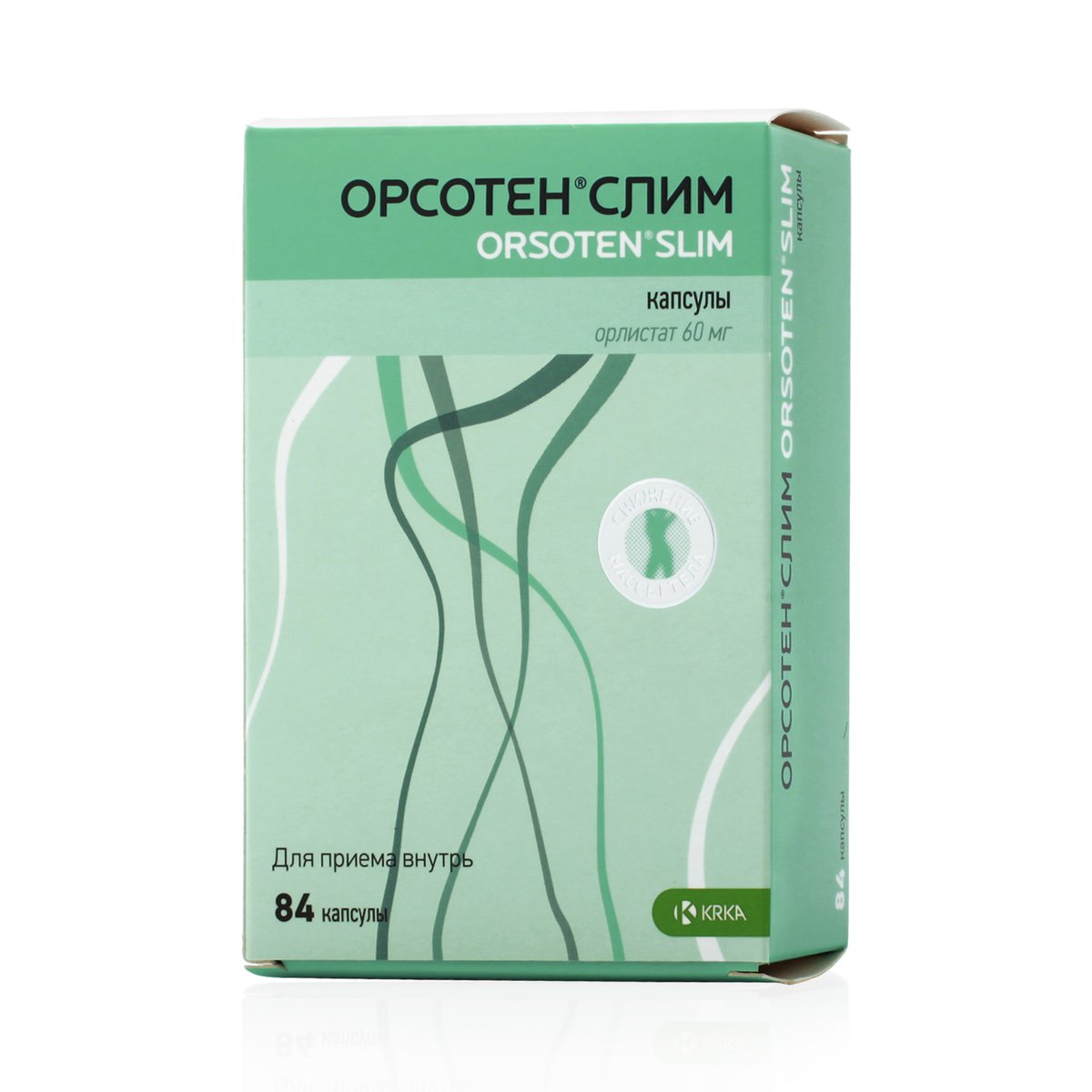 Орсотен слим (капсулы, 84 шт, 60 мг) - цена, купить онлайн в Москве, описан...