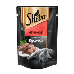 Корм для кошек SHEBA Naturalle Ягненок куcочки пауч