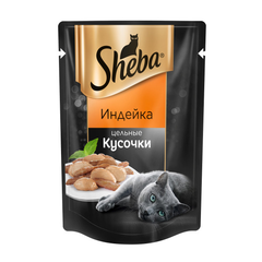 Корм для кошек SHEBA Naturalle Индейка кусочки пауч