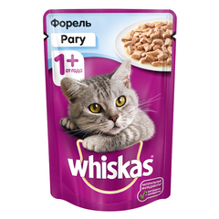 Корм для кошек Whiskas рагу с форелью конс.