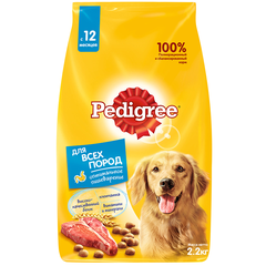 Корм для собак PEDIGREE говядина, рис, овощи сух.