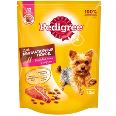 Корм для собак Pedigree для миниатюрных пород, говядина сух.