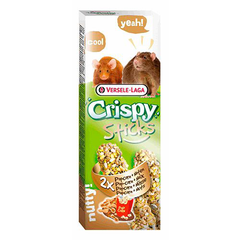 Лакомство для грызунов VERSELE-LAGA Crispy палочки для крыс и мышей с попкорном и орехами 2х55г