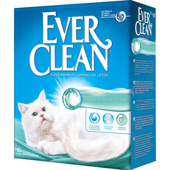 Наполнитель для кошачьего туалета EVER CLEAN Aqua Breeze комкующийся, аромат Морской бриз 6 литров