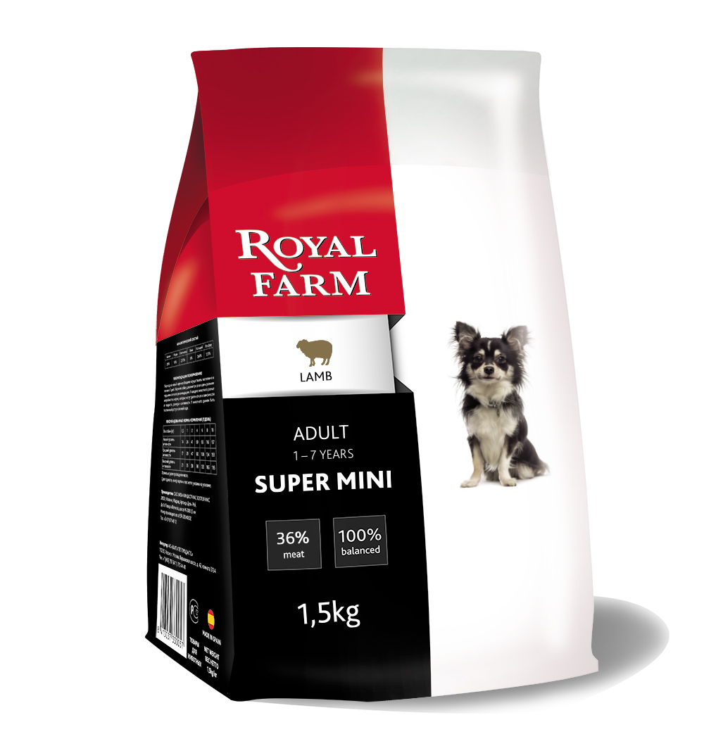 Сухой корм для собак отзывы. Royal Farm super Mini корм для собак. Роял фарм для щенков средних пород. Роял фарм ягненок 12 кг.